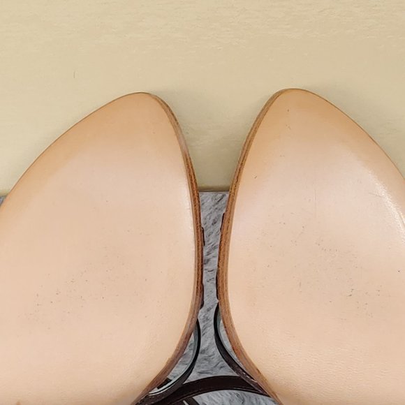 SERGIO ROSSI Platform Leather Heels - Picture 9 of 11